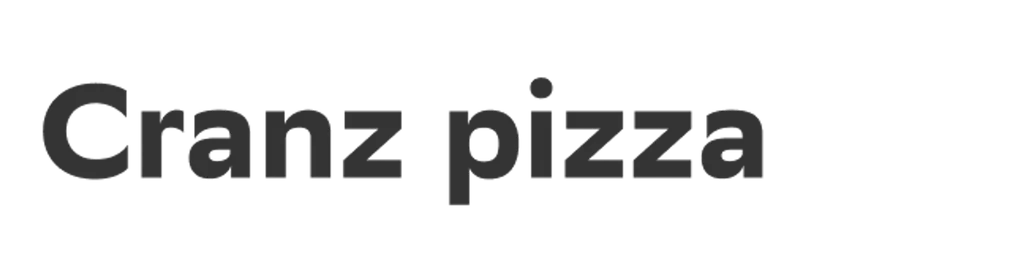 Cranz pizza